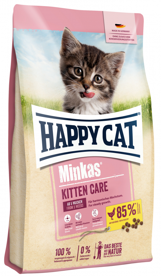 HappyCat Minkas Kitten Geflügel | Landfuxx Lennards